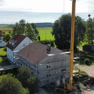 Referenzen Dachaufstockung Röhrmoos