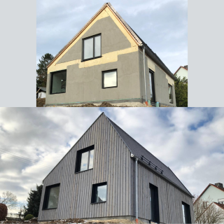 Holzfassaden in vielfältiger Ausführung